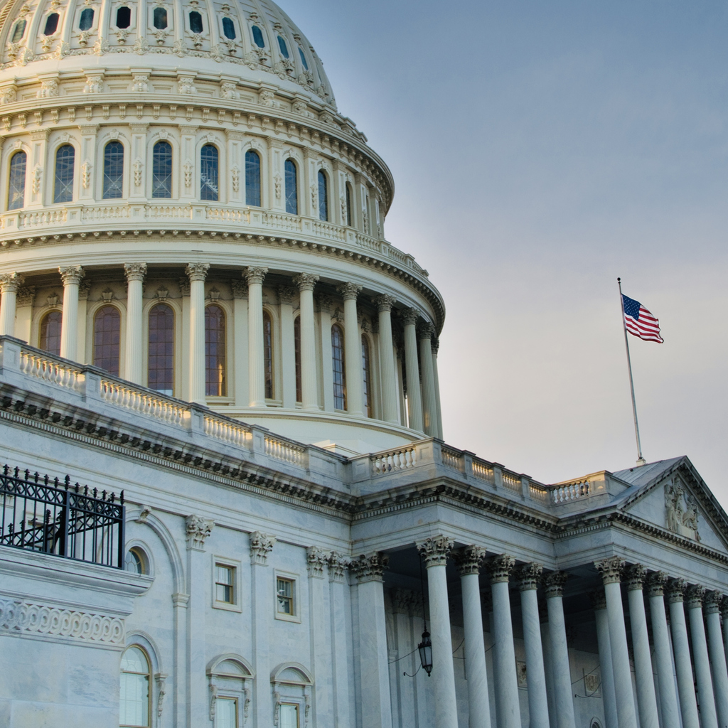 Capitol building, where Senators are considering the EARN IT Act